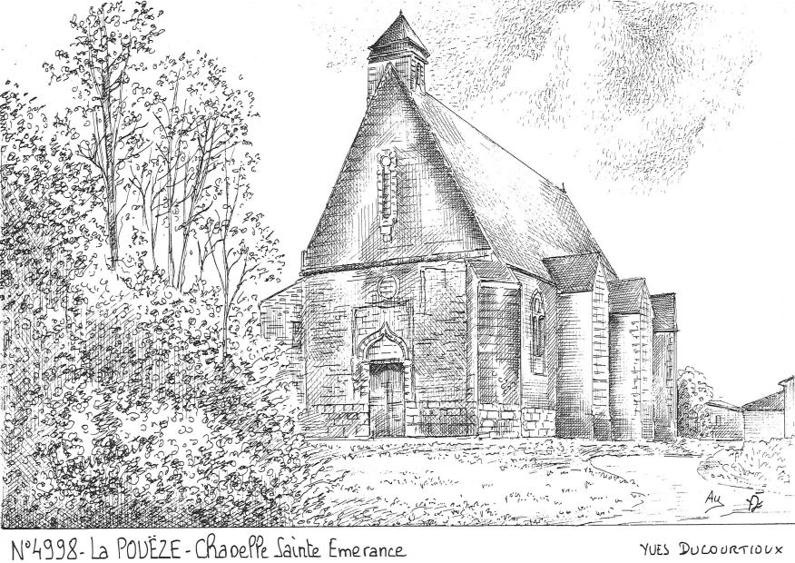 N 49098 - LA POUEZE - chapelle ste merance